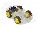 Smart Car Chassis 4WD large with 4 motors